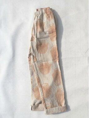 PO-EM The Cotton Lounger Pants in Jug Block Print Sz S